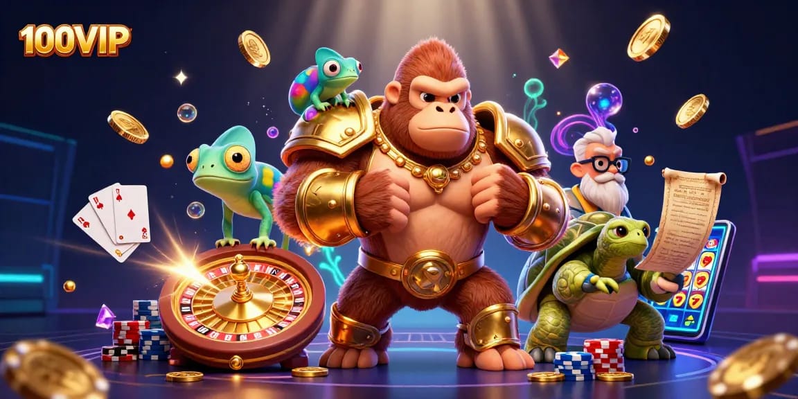 100VIP empowering gamblers with dynamic gameplay elements in an engaging online casino scene