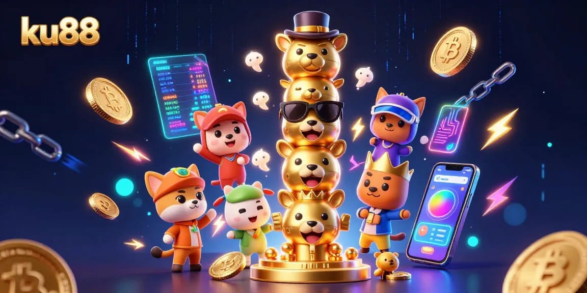 ku88 illuminates the casino scene with vibrant 3D elements and cryptocurrency features