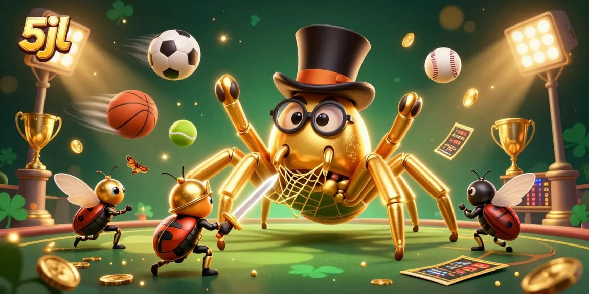 Engage with the 5jl casino adventure featuring a giant tarantula and brave beetle knight