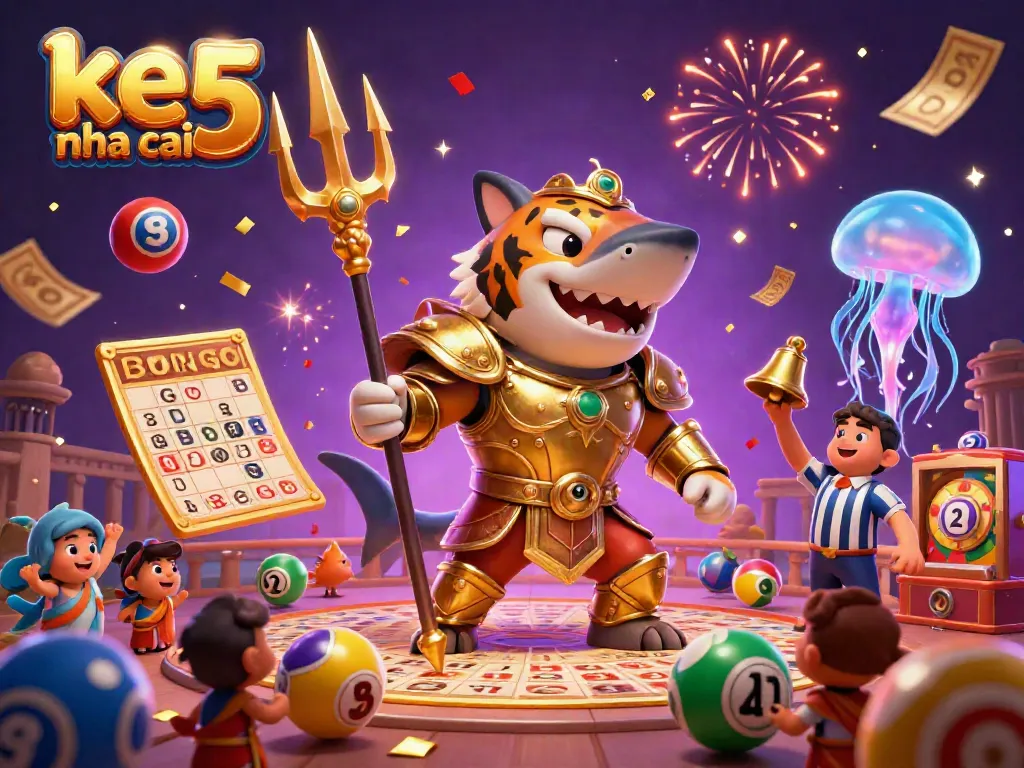 Revitalize your betting adventure with keo nha cai 5 through this dynamic underwater betting scene featuring a gladiator shark.