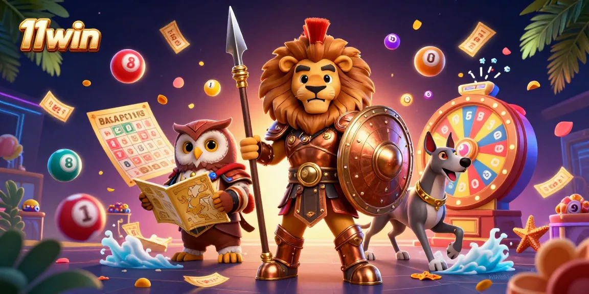 Experience thrilling gameplay at 11win with exciting lottery elements and vibrant characters.