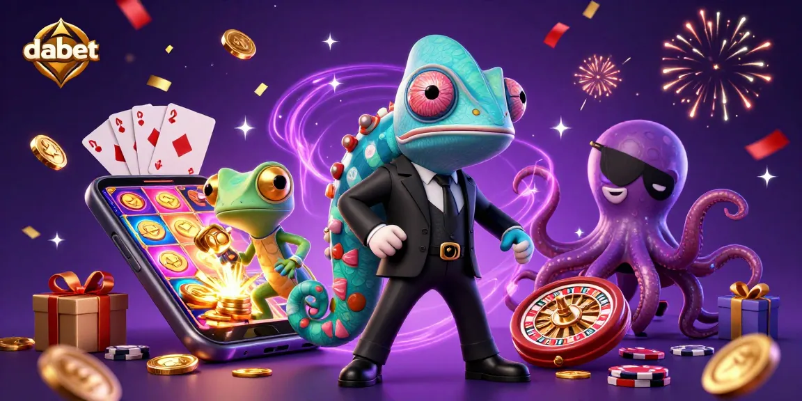 Experience thrilling gameplay with dabet at a vibrant casino scene featuring secret agent characters.